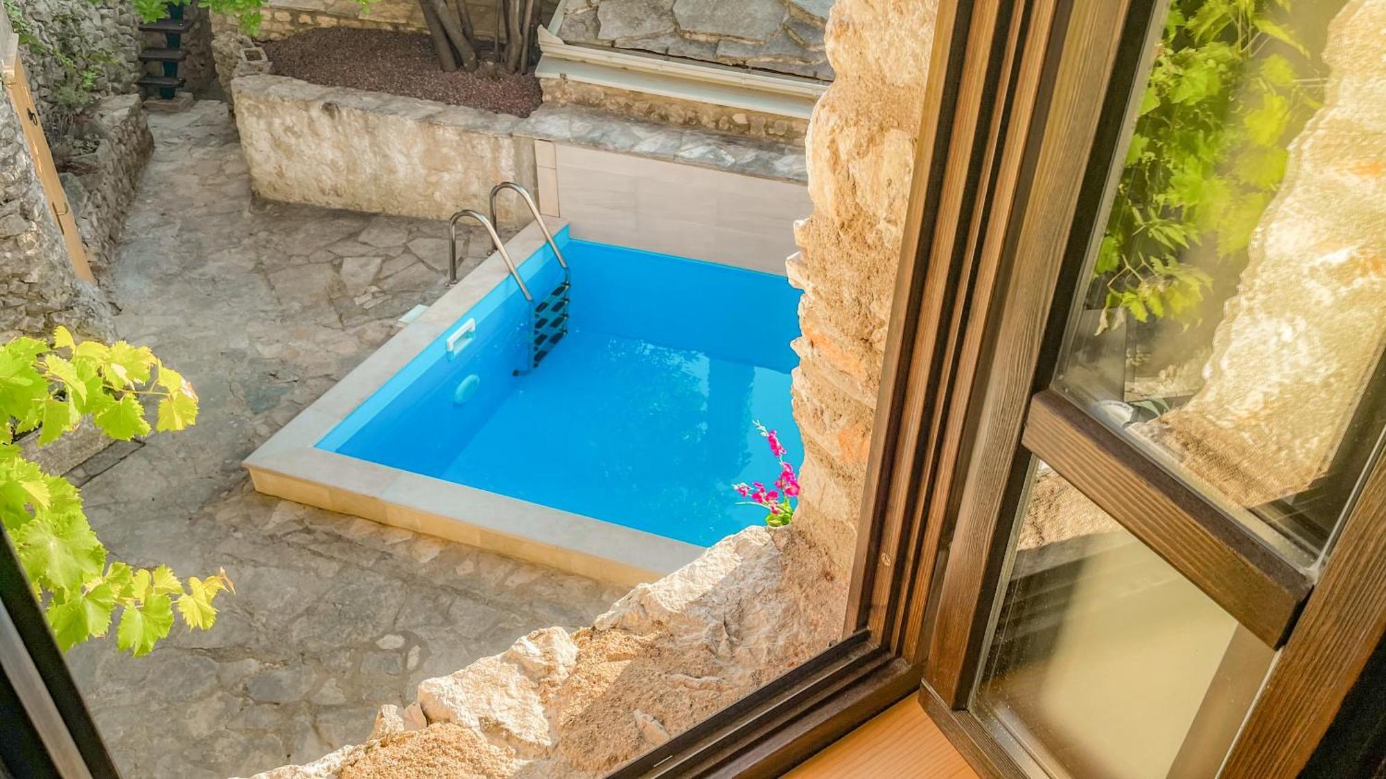 Villa Historic Pocitelj With Pool And Incredible Views On The River And Landmarks Exteriér fotografie