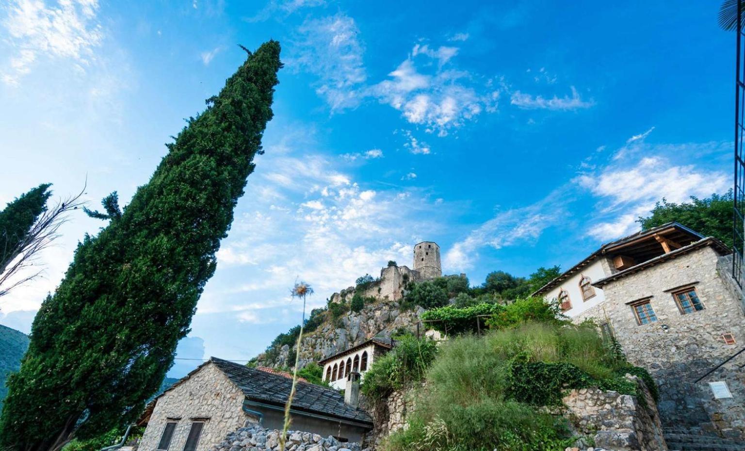 Villa Historic Pocitelj With Pool And Incredible Views On The River And Landmarks Exteriér fotografie